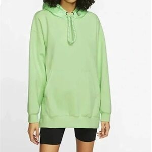Nike Sportswear City Ready Long Sleeve Sweatshirt Pullover Hoodie Green